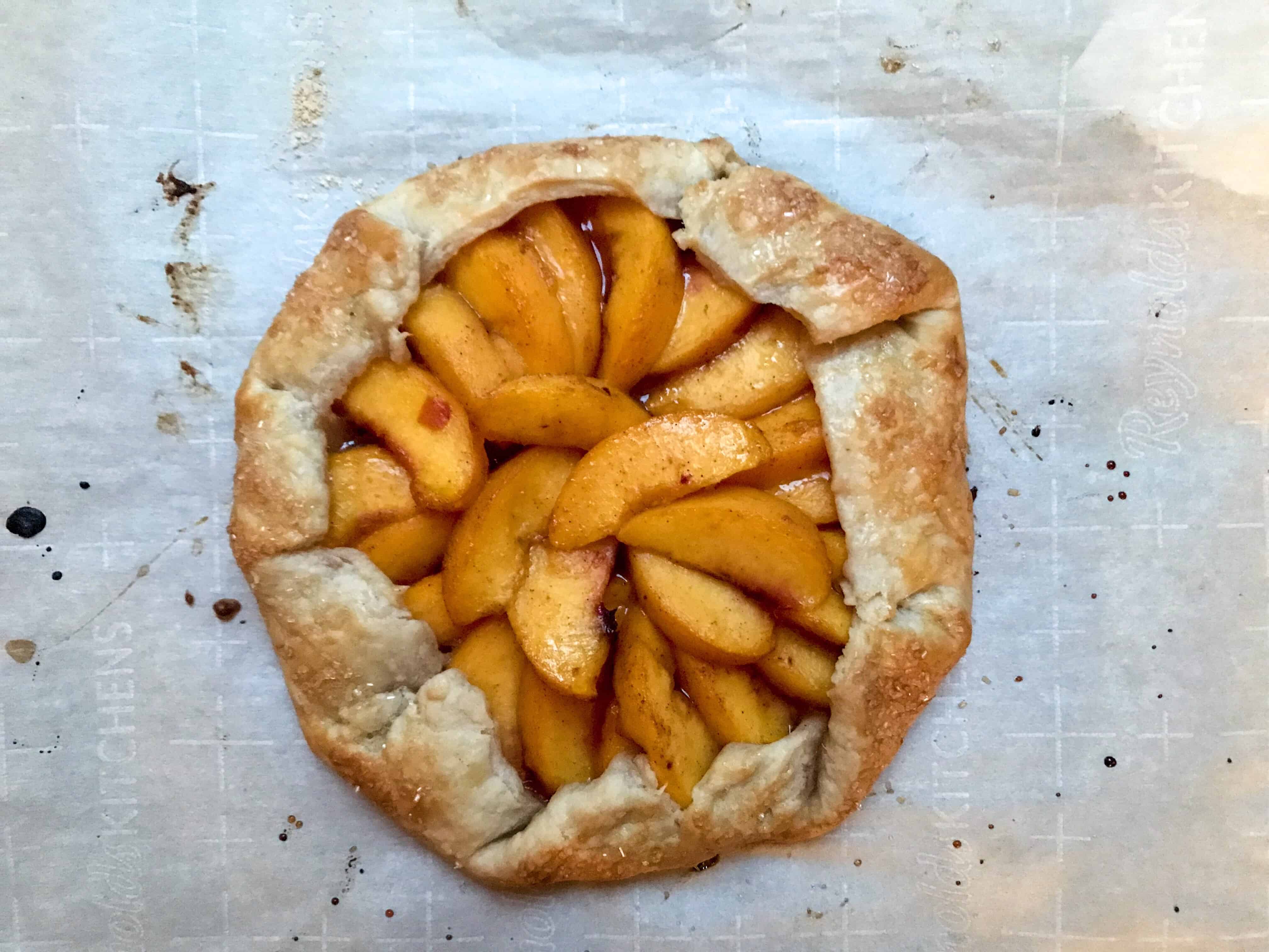 perfect peach galette