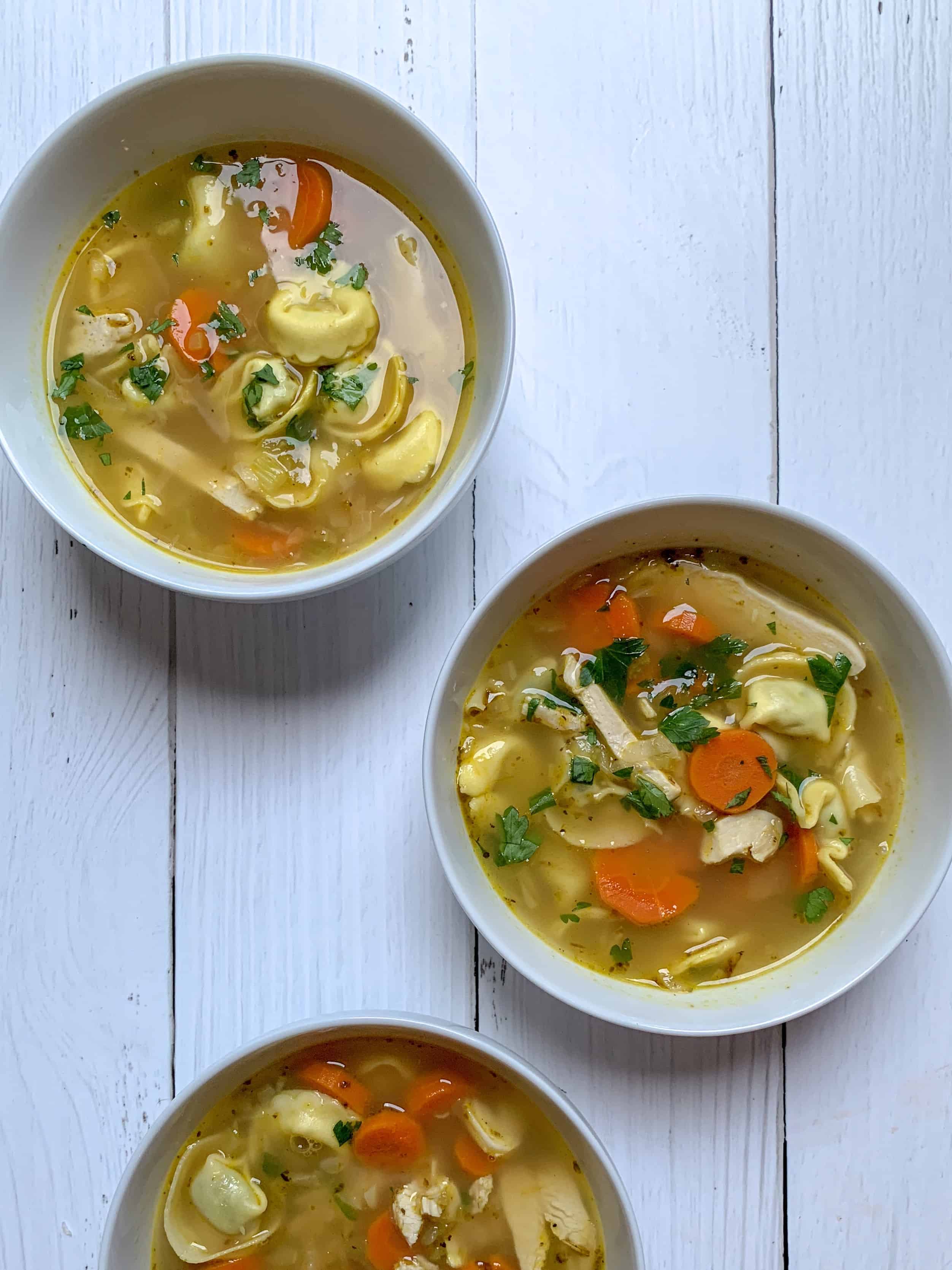 soup in bowls