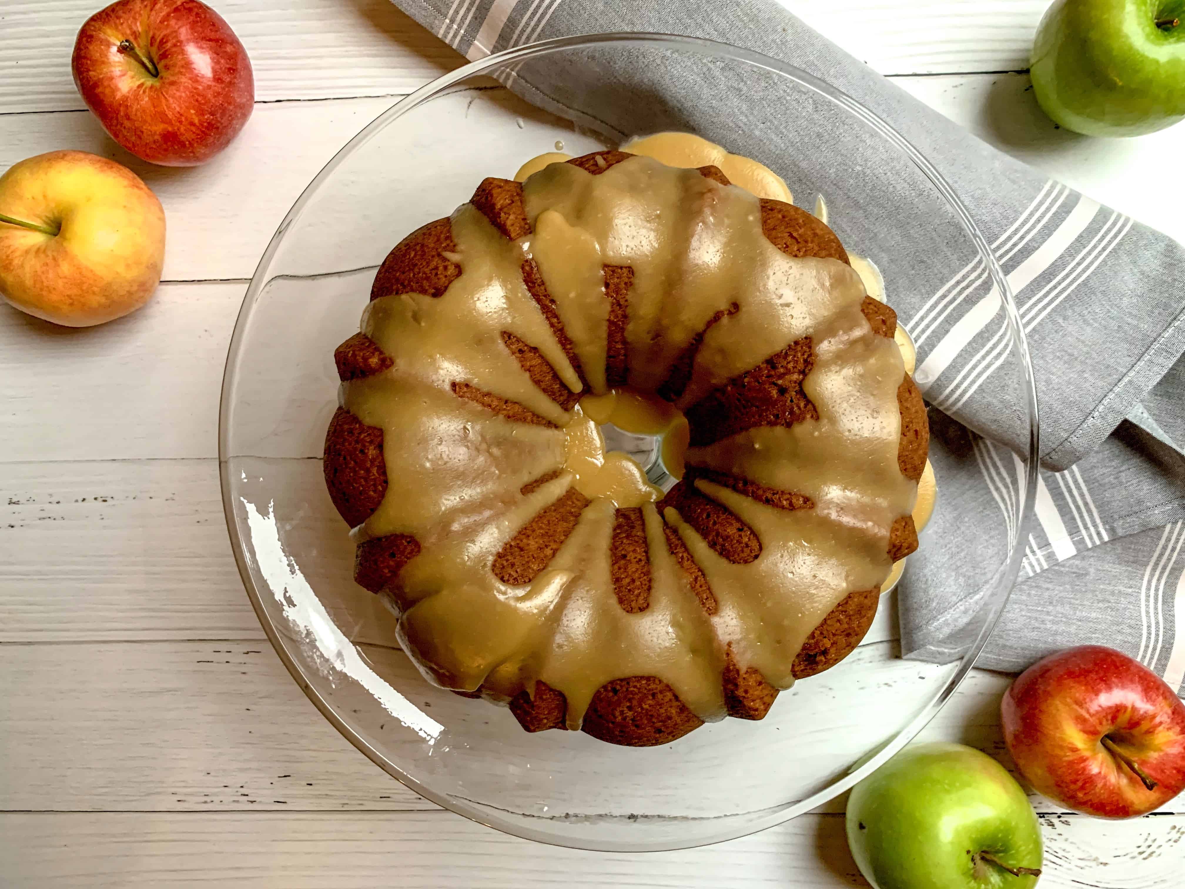 look how pretty this bundt cake is?