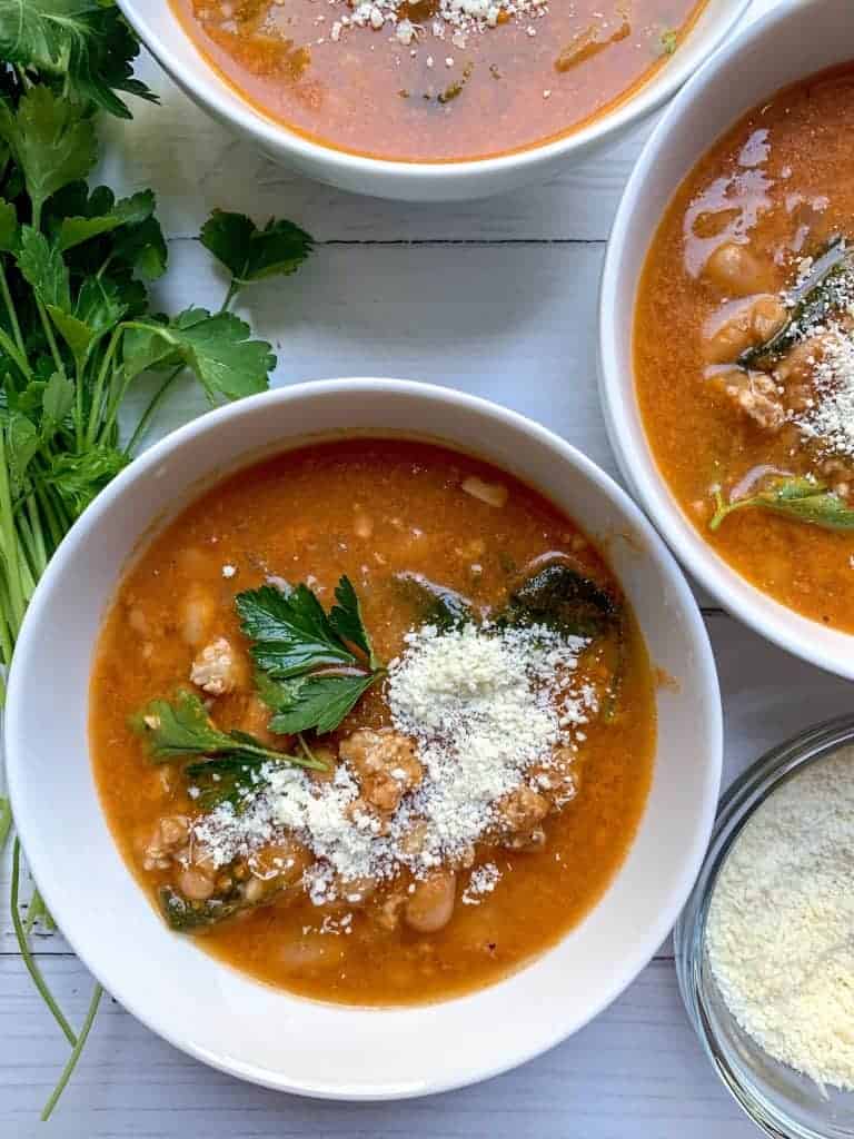 Italian Sausage and Spinach Soup | Worn Slap Out