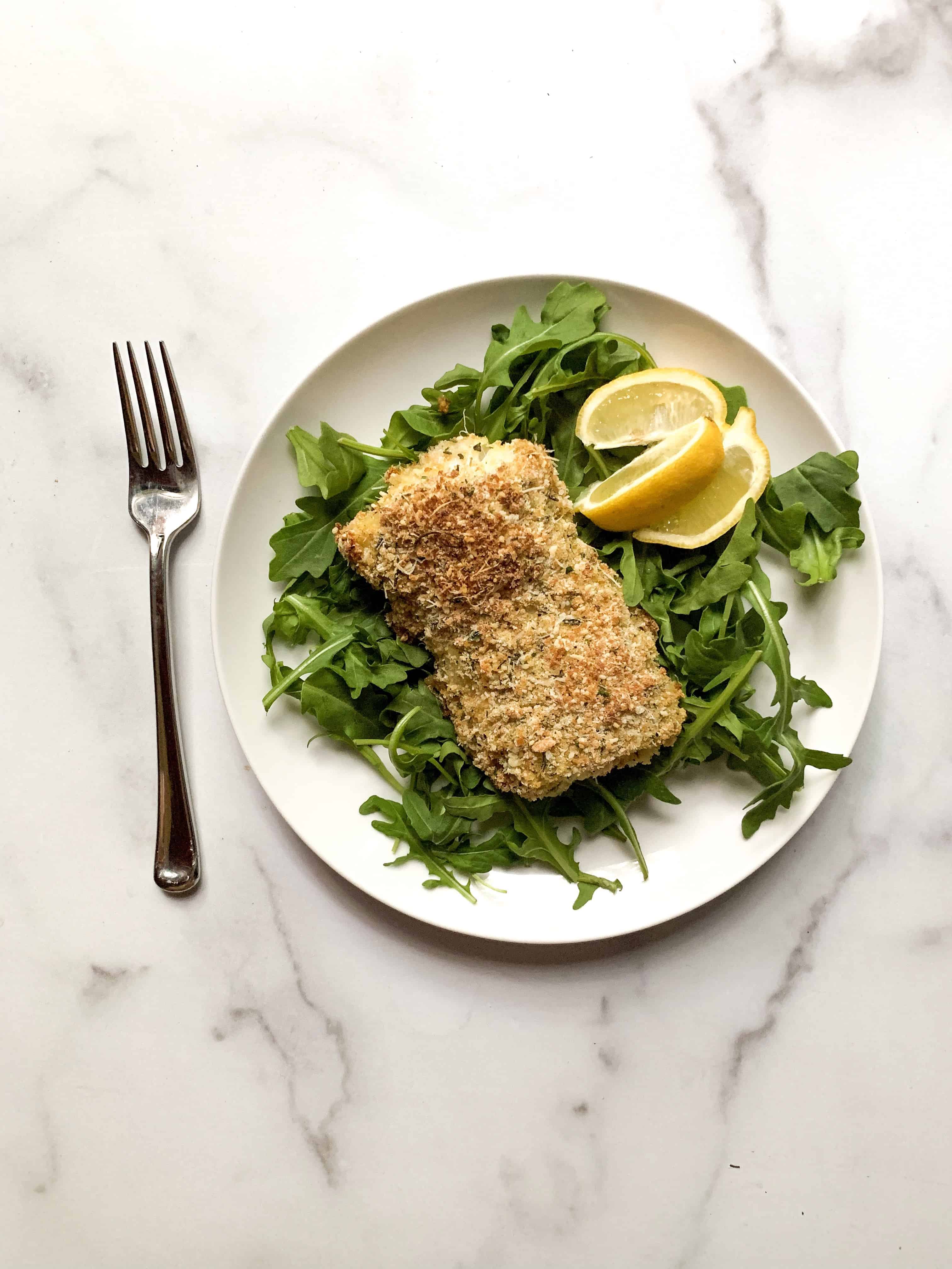 panko and rosemary crusted cod
