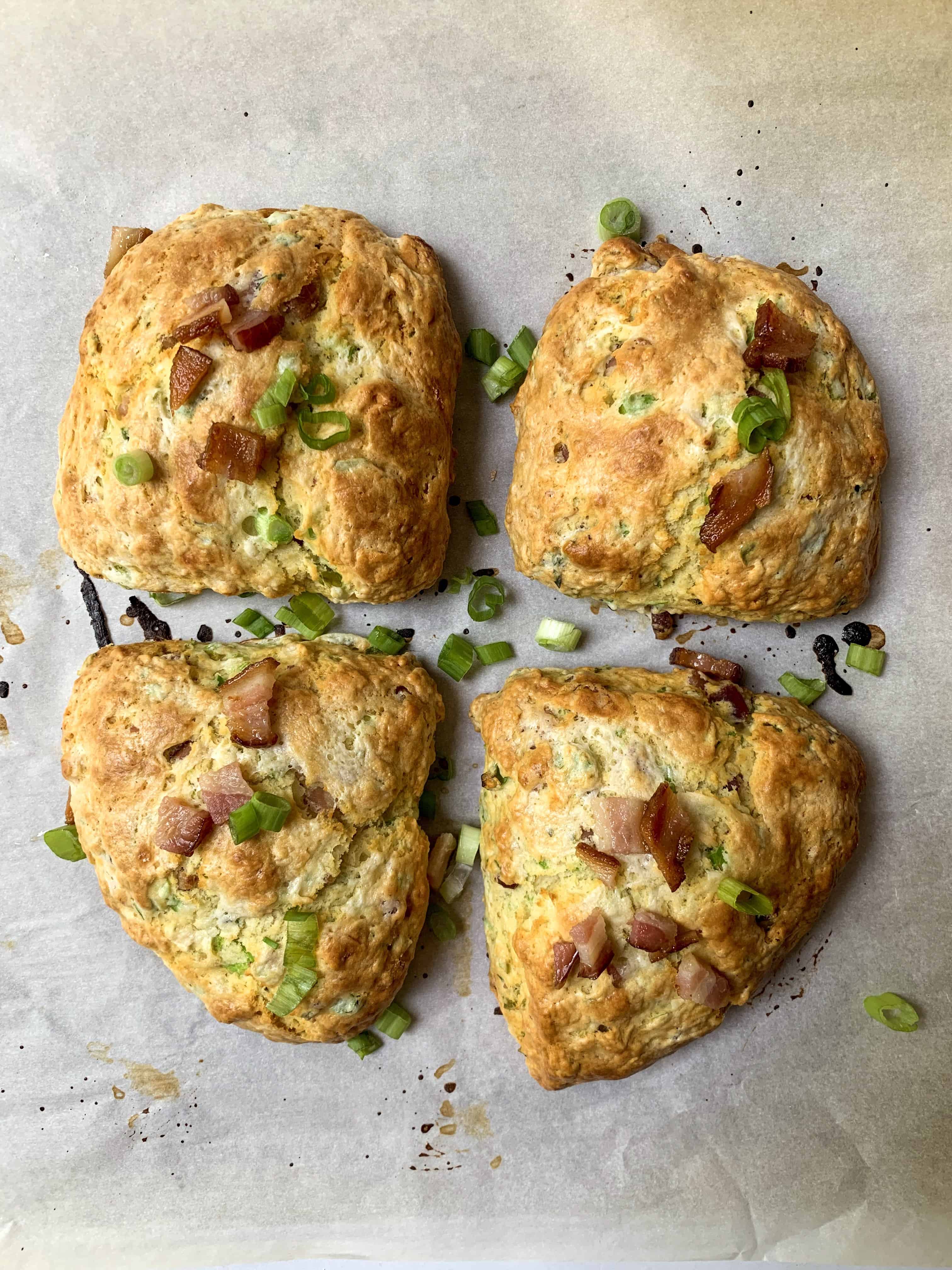 bacon and scallion buttermilk biscuits