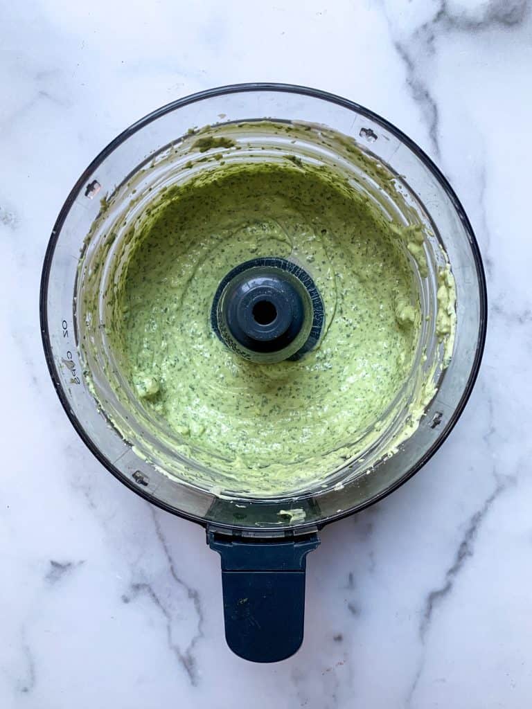 avocado and lime crema done