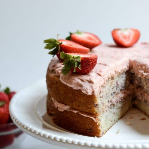 Homemade Strawberry Cake - Sally's Baking Addiction