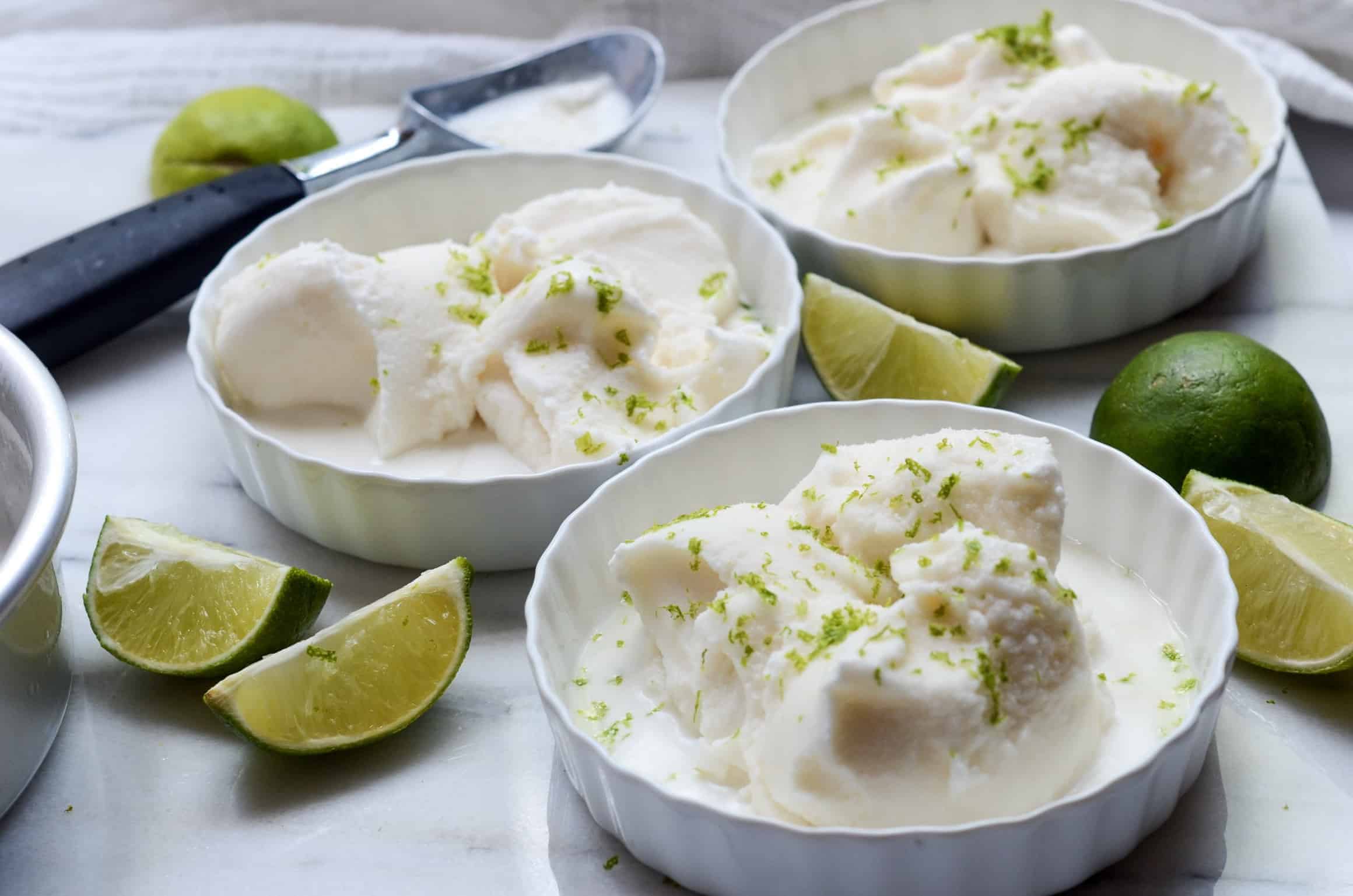 coconut lime sorbet
