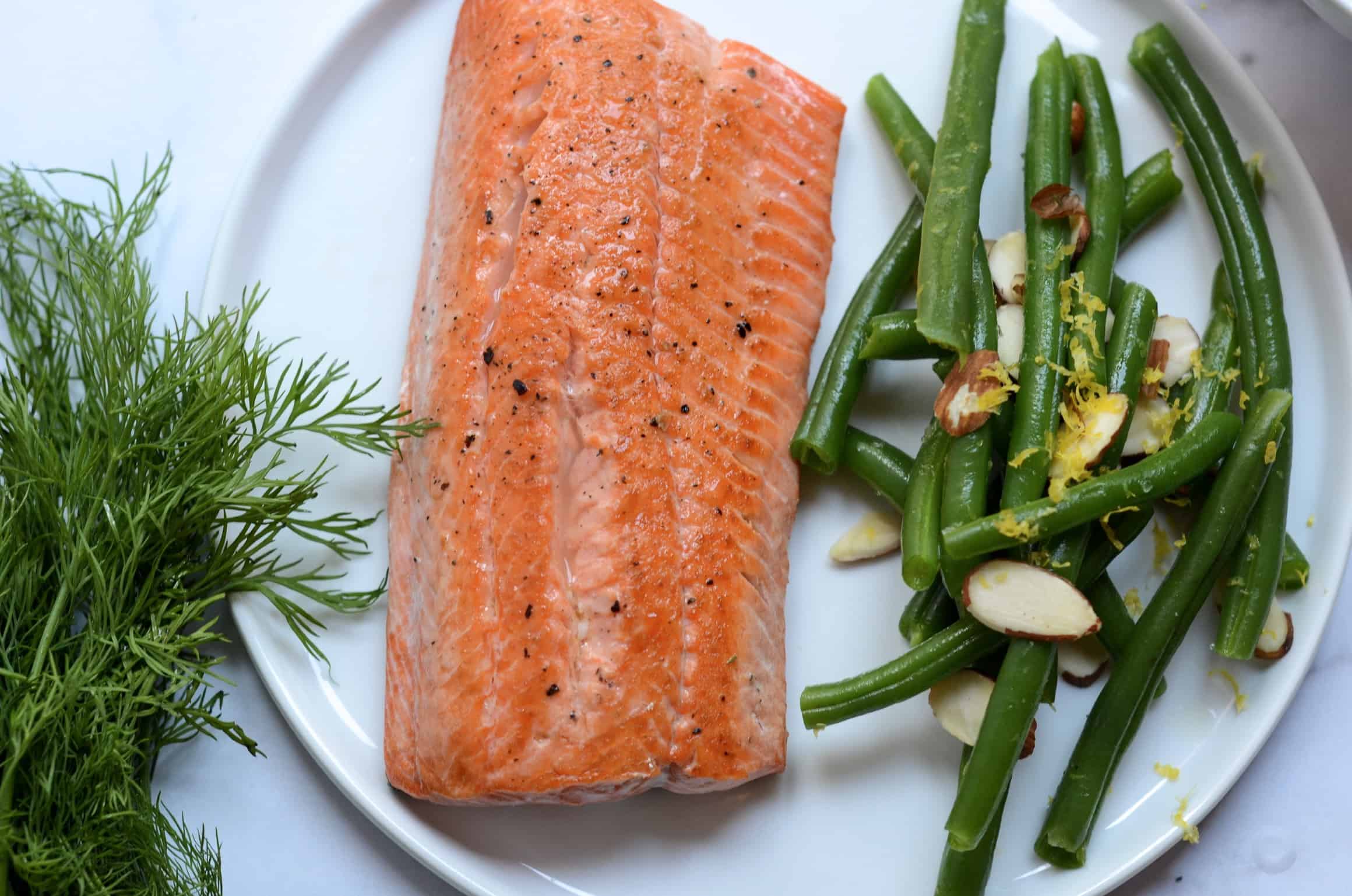 Wild Caught Salmon With Dill Tzatziki Worn Slap Out