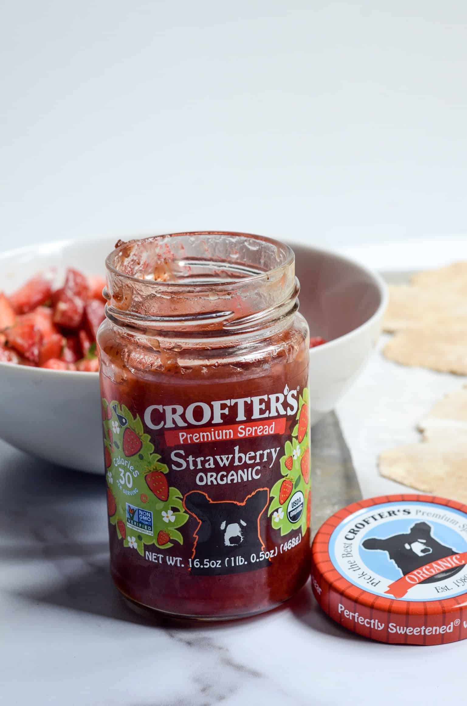 crofters organic strawberry fruit spread 