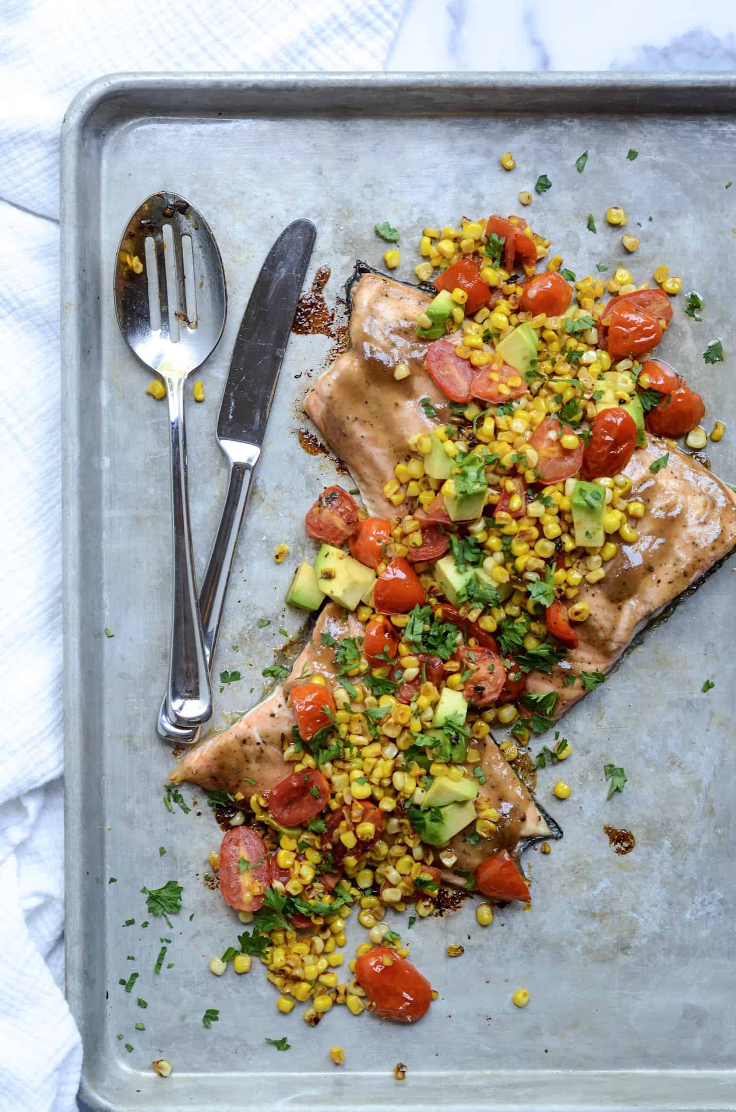 corn tomato and avocado salsa