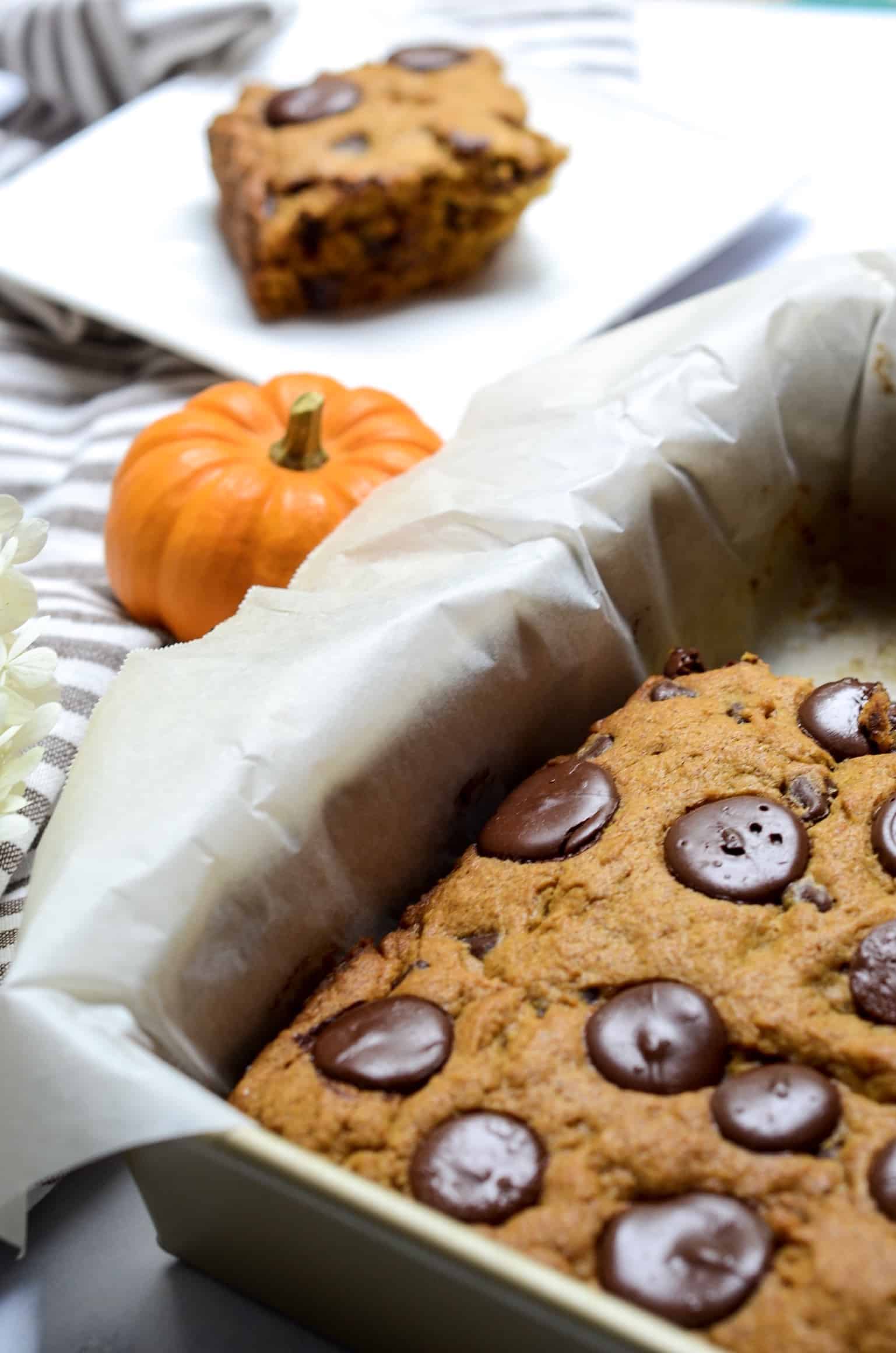 pumpkin bars are a hybrid between cake and a brownie