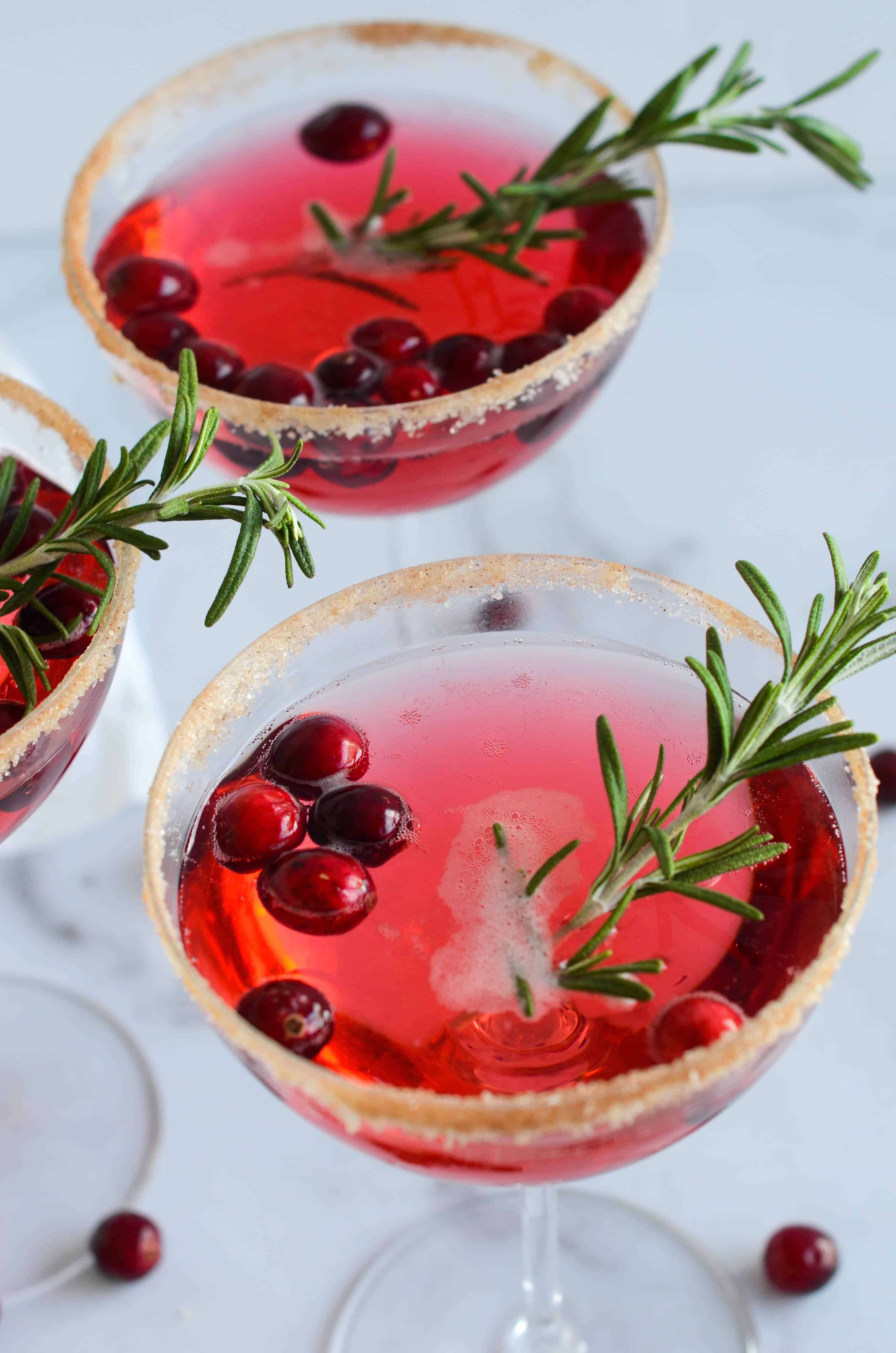 Cranberry Christmas Mocktail 