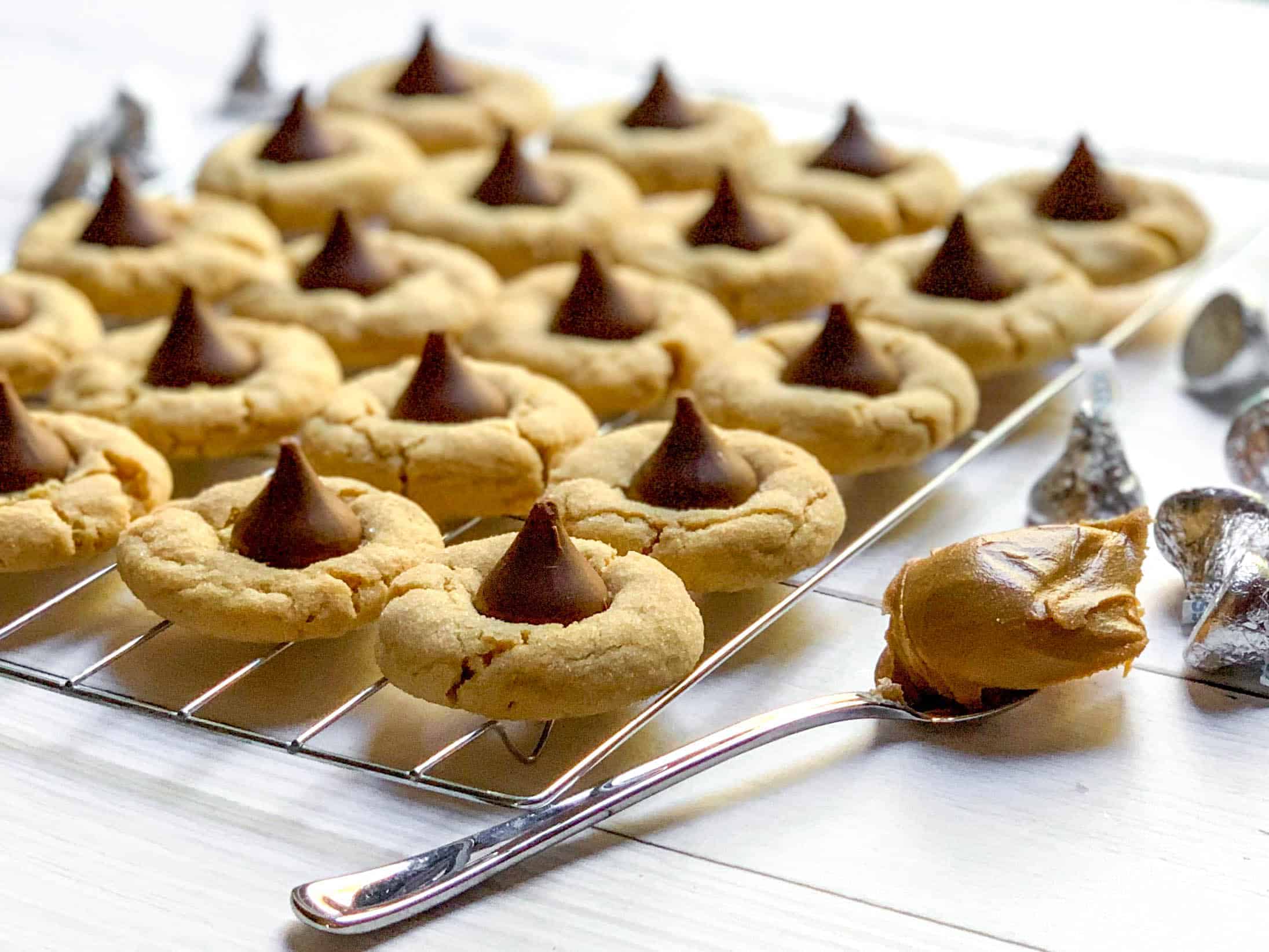 peanut butter blossom cookies