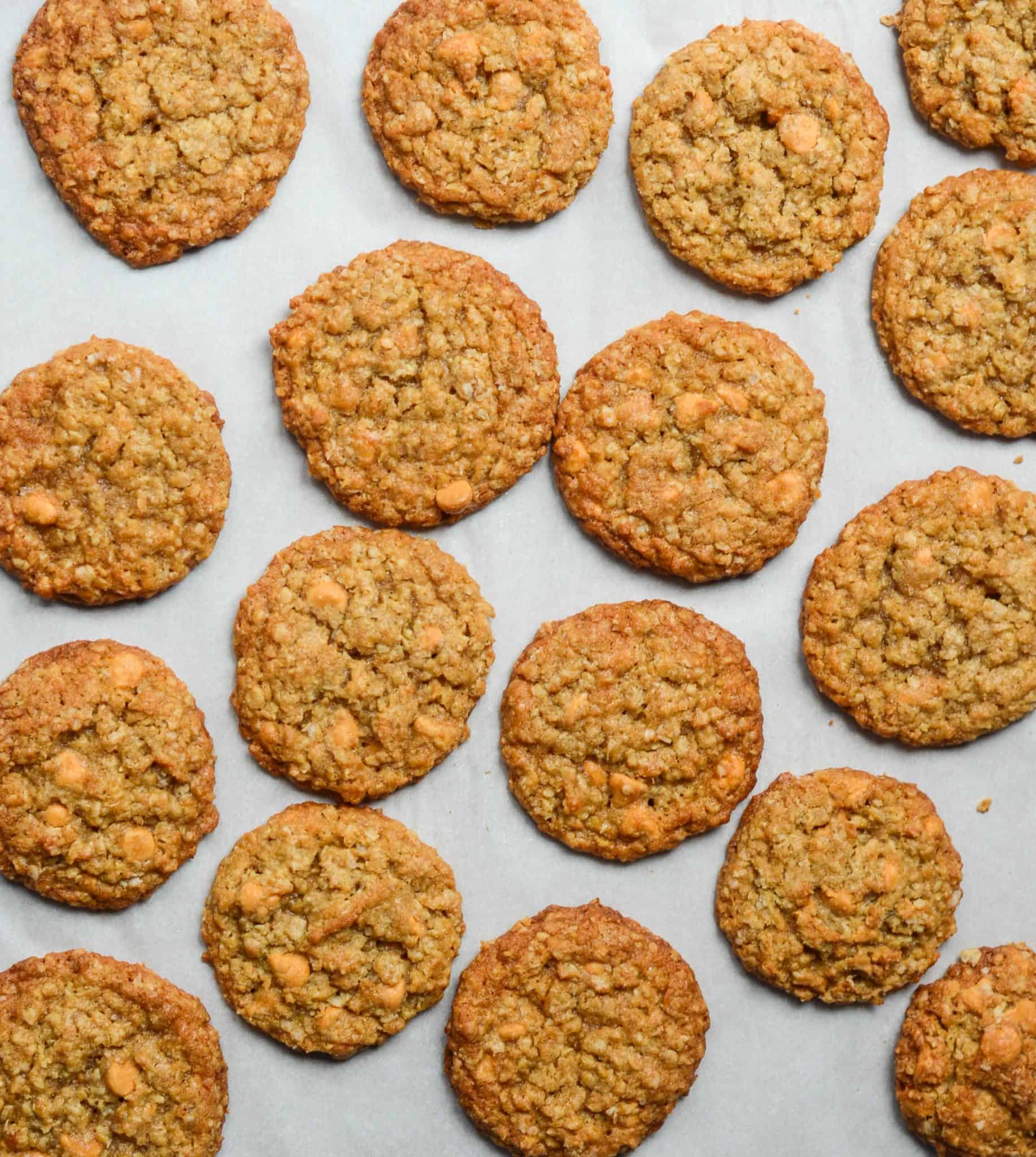 Soft & Chewy Oatmeal Butterscotch Cookies Worn Slap Out
