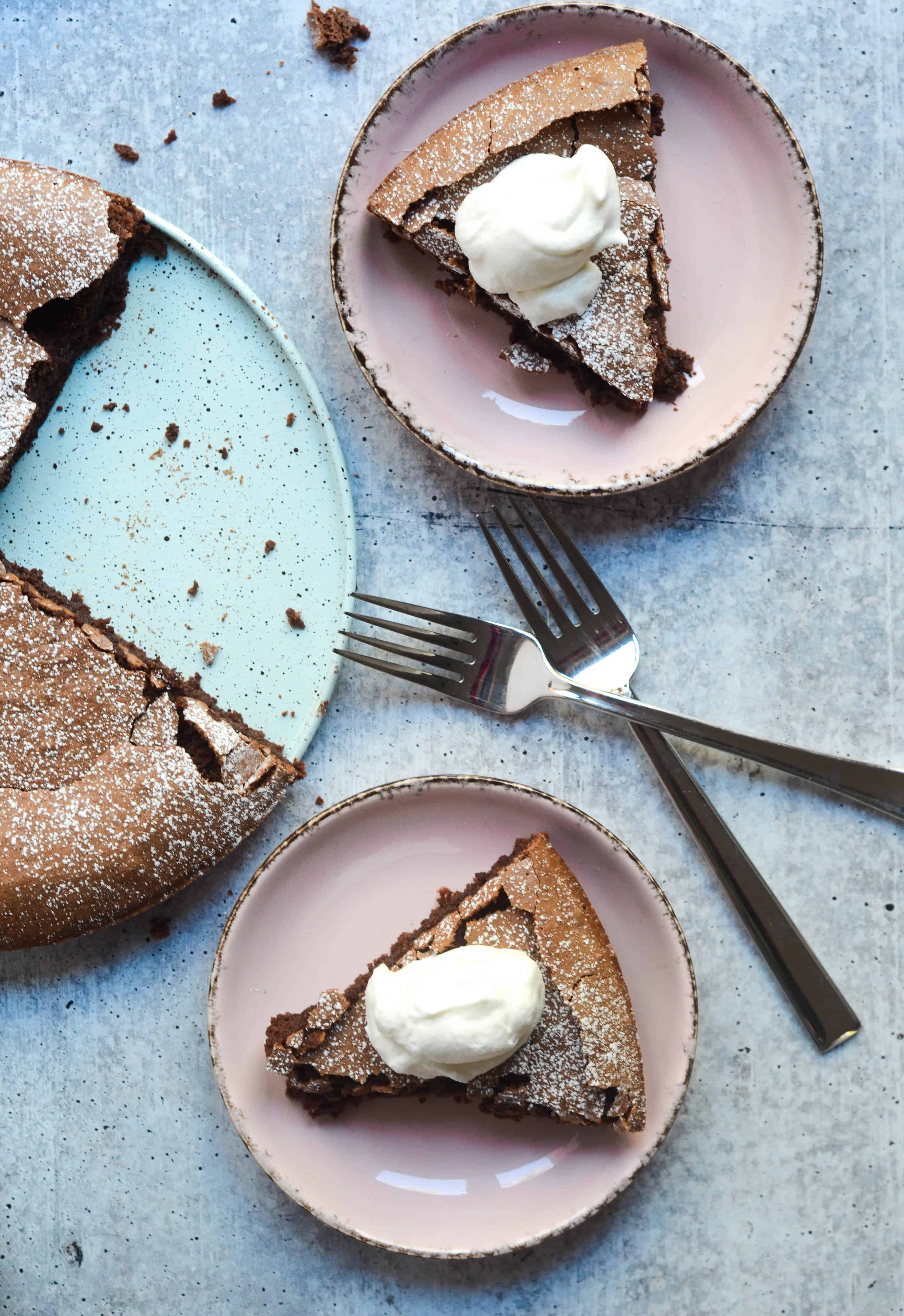 The Bake Delights. Almond Fudge Cake