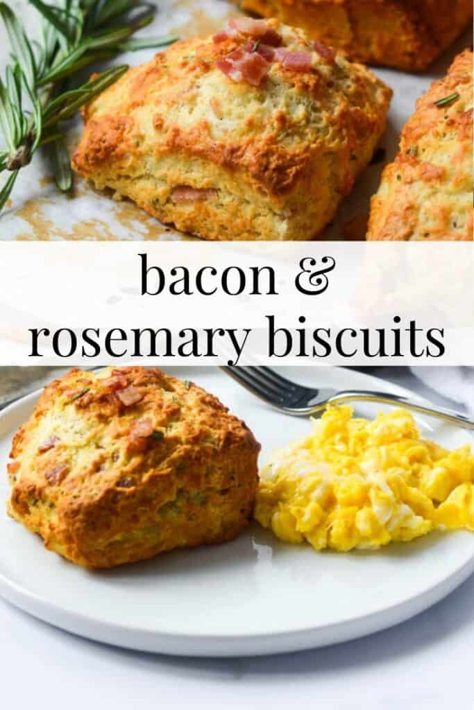 Scruffy Rosemary and Bacon Biscuits Worn Slap Out