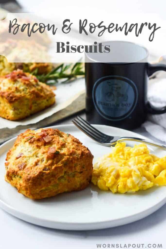 Scruffy Rosemary and Bacon Biscuits Worn Slap Out