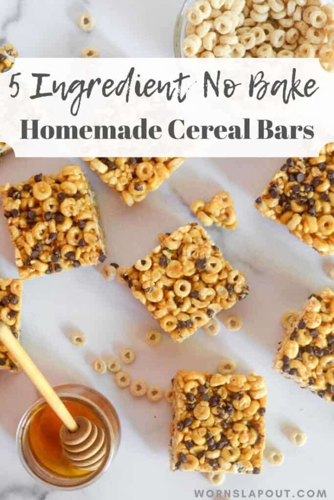 No Bake Homemade Cereal Bars (5 Ingredients!) Worn Slap Out