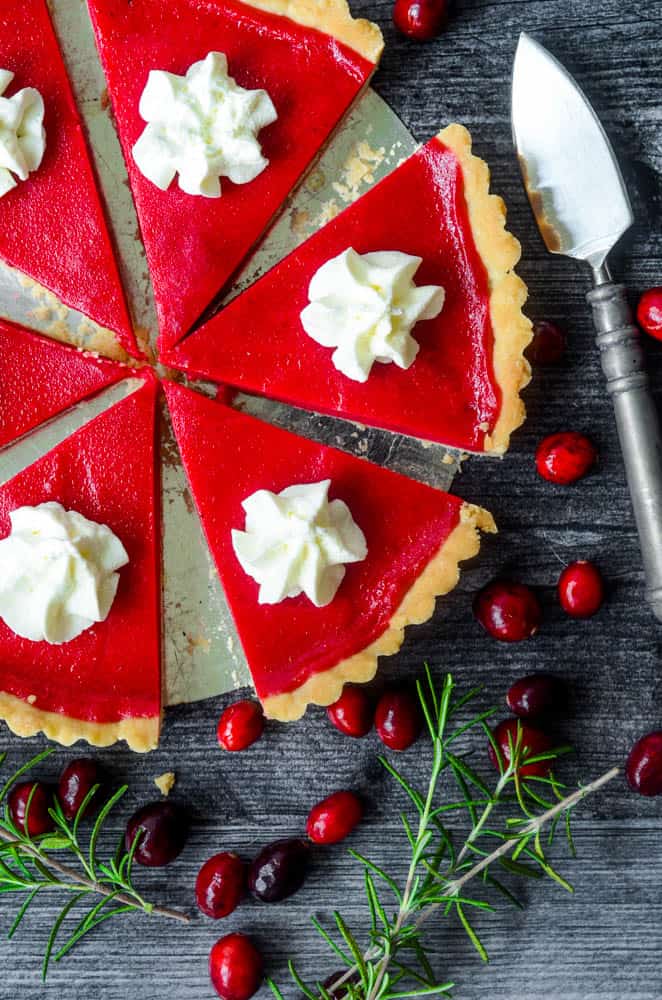 martha stewart cranberry curd tart